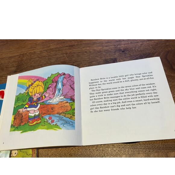 Vintage Rainbow Brite Book Lot – Read-Along Book Vinyl Records - Picture 5 of 11